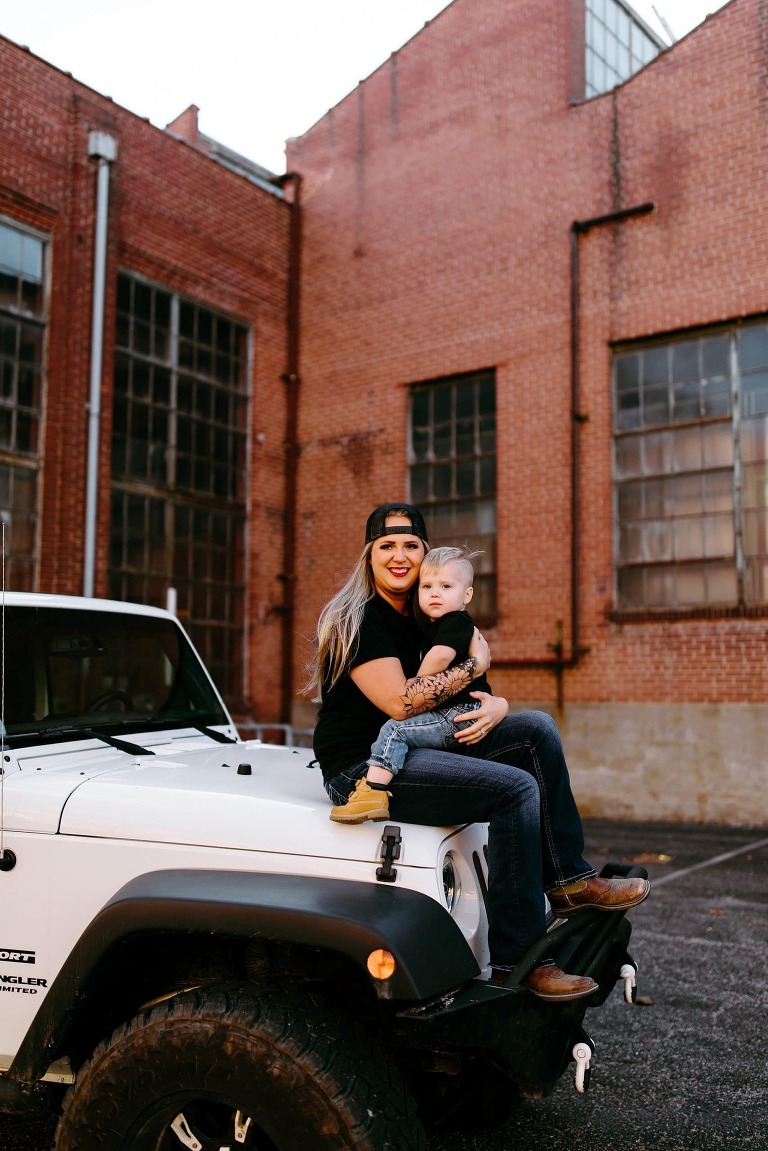 Jeep Mommy and Me Photo Shoot | St Charles |