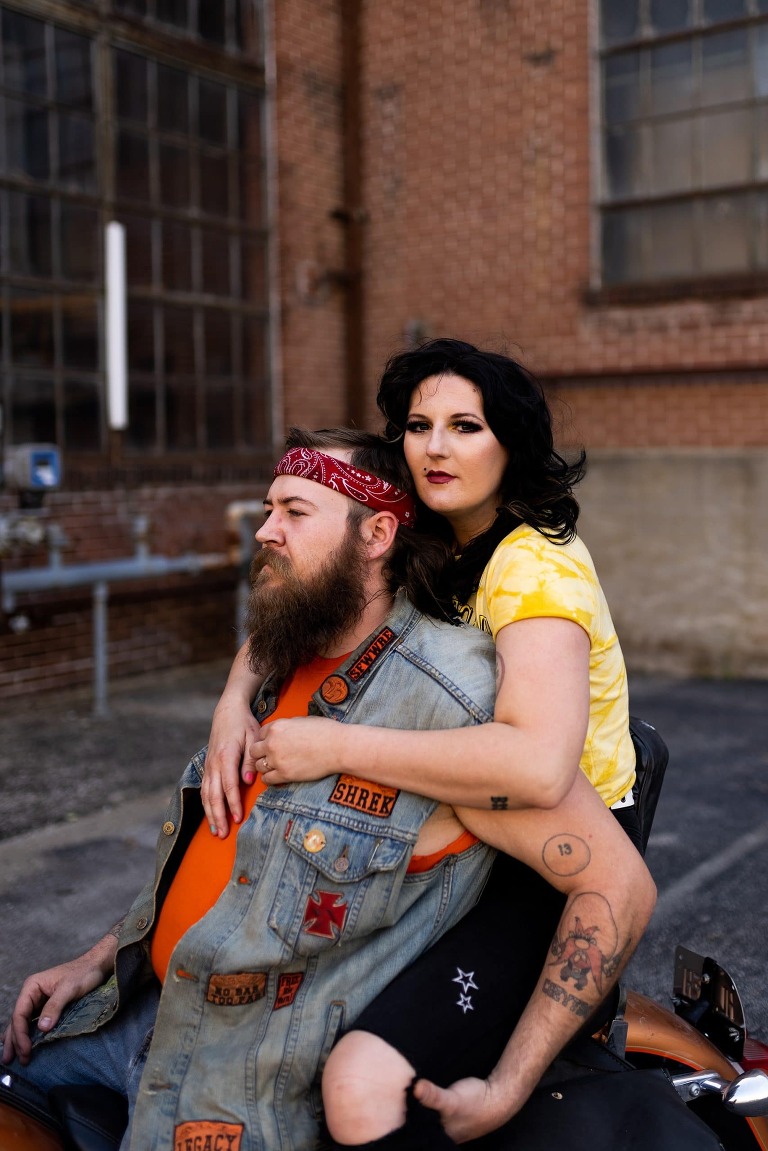 Sexy Motorcycle Photo Shoot | Steamy Couples photos | Missouri Photographer | Motorcycle Session