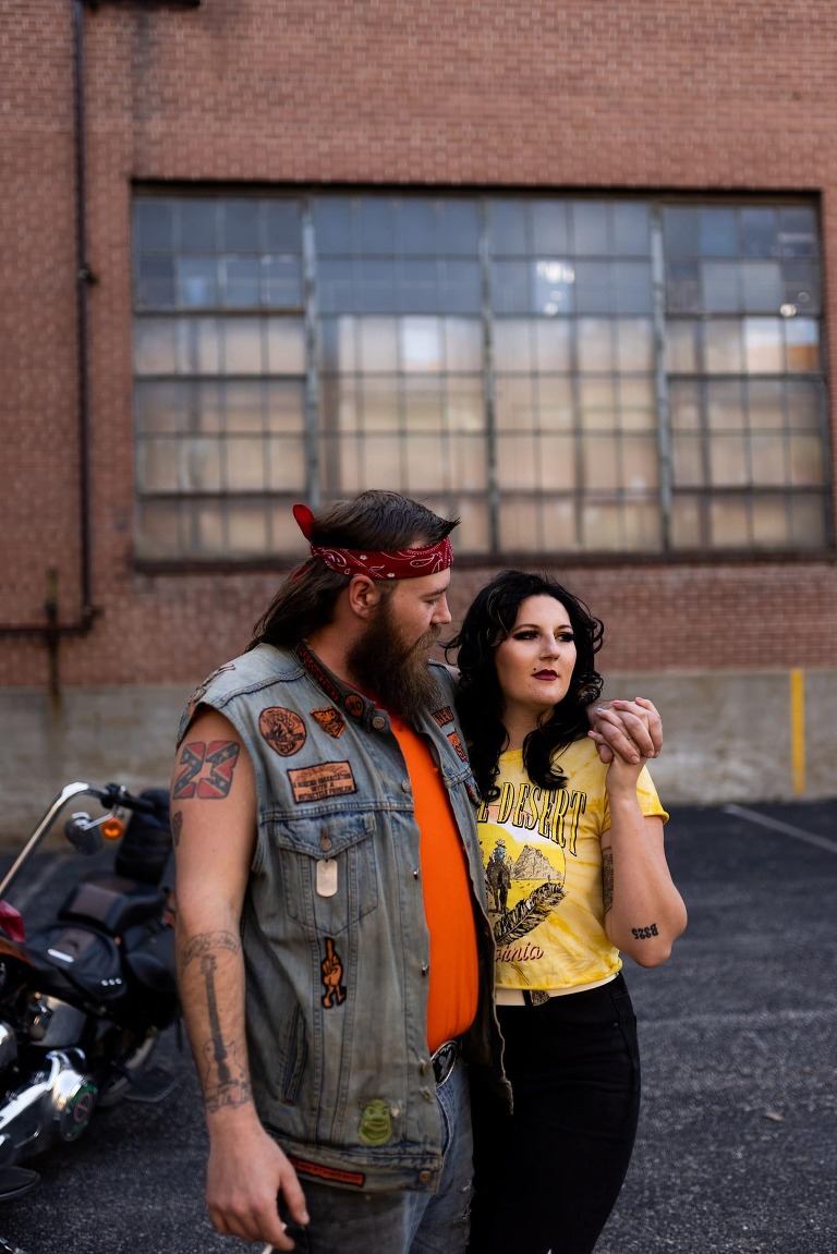 Sexy Motorcycle Photo Shoot | Steamy Couples photos | Missouri Photographer | Motorcycle Session