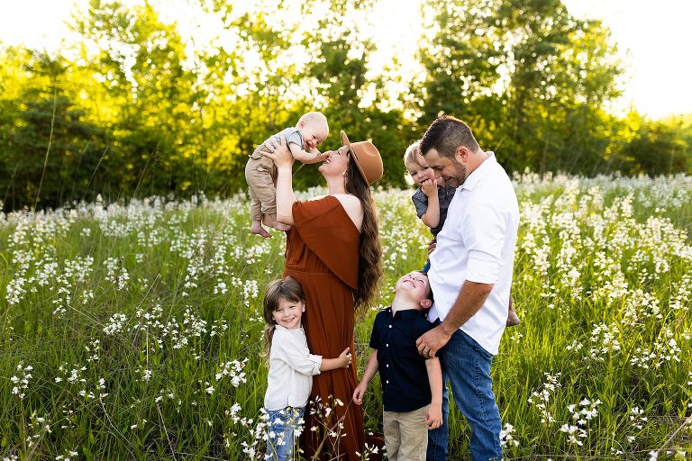 Creek Family Session | Indian Camp Creek Photographer | Missouri Family Photographer | Missouri Photographer | Family of 6 |