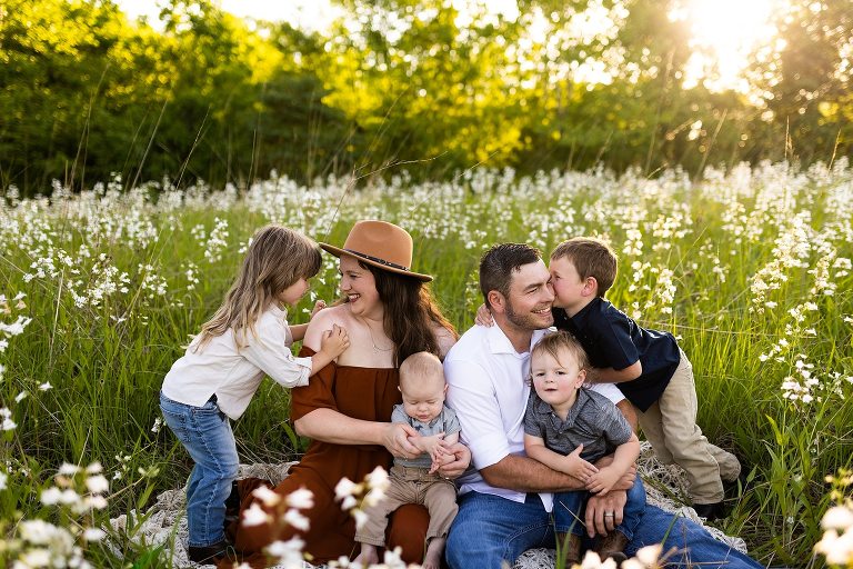 Creek Family Session | Indian Camp Creek Photographer | Missouri Family Photographer | Missouri Photographer | Family of 6 |