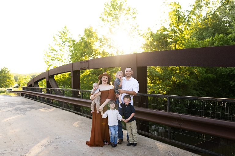 Creek Family Session | Indian Camp Creek Photographer | Missouri Family Photographer | Missouri Photographer | Family of 6 |