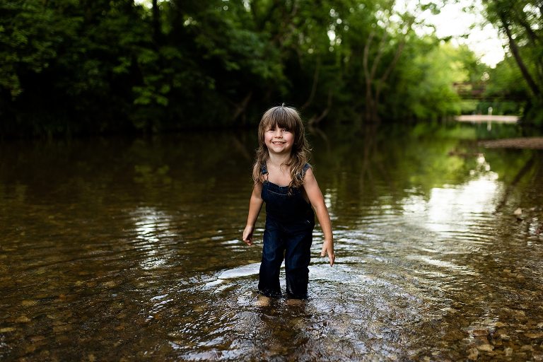 Creek Family Session | Indian Camp Creek Photographer | Missouri Family Photographer | Missouri Photographer | Family of 6 |