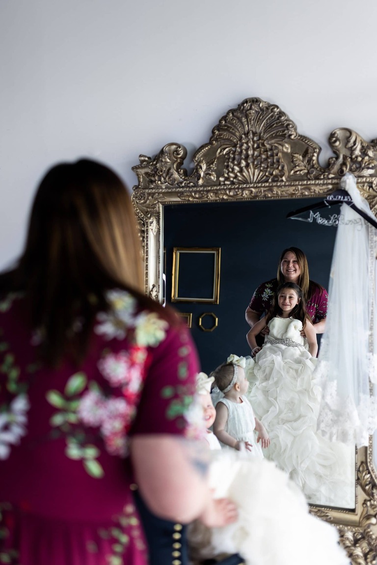 Just like Mommy | Wedding Dress Mini | Missouri Photographer | Wedding Dress Photo Shoot |