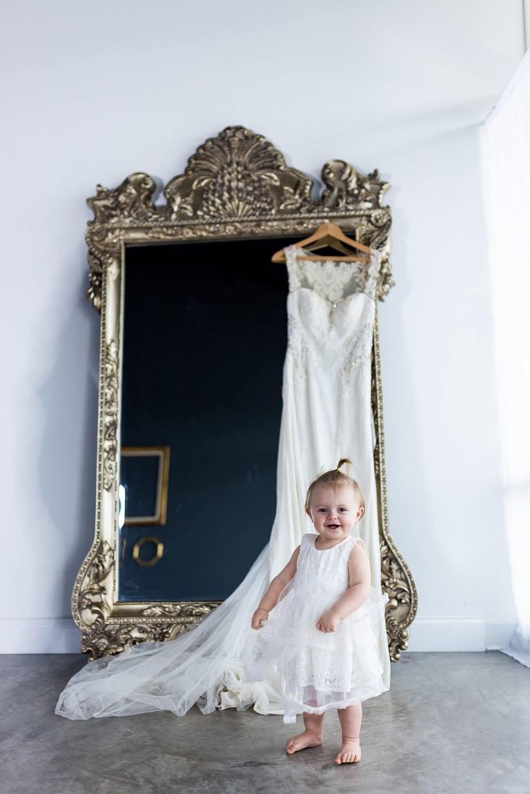 Just like Mommy | Wedding Dress Mini | Missouri Photographer | Wedding Dress Photo Shoot |