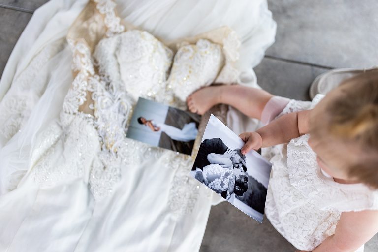 Just like Mommy | Wedding Dress Mini | Missouri Photographer | Wedding Dress Photo Shoot |