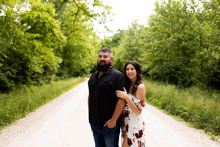 Missouri Country Engagement Session | Missouri Engagement Photographer | Missouri Photographer | Country Engagement Session | Side by Side photo shoot | Warrenton Missouri | Warrenton Missouri Photographer | 