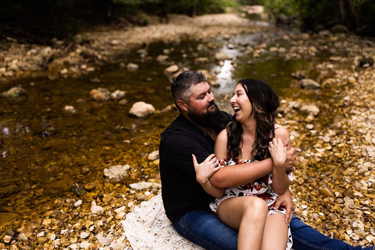 Missouri Country Engagement Session | Missouri Engagement Photographer | Missouri Photographer | Country Engagement Session | Side by Side photo shoot | Warrenton Missouri | Warrenton Missouri Photographer | 