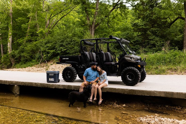 Missouri Country Engagement Session | Missouri Engagement Photographer | Missouri Photographer | Country Engagement Session | Side by Side photo shoot | Warrenton Missouri | Warrenton Missouri Photographer | 