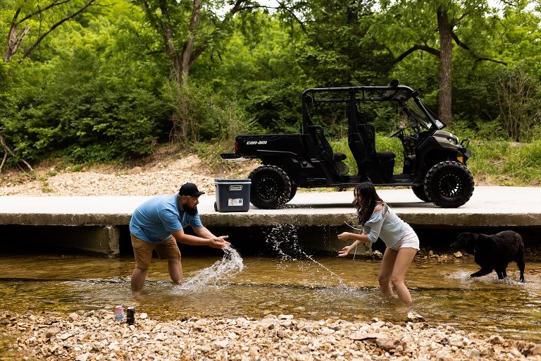 Missouri Country Engagement Session | Missouri Engagement Photographer | Missouri Photographer | Country Engagement Session | Side by Side photo shoot | Warrenton Missouri | Warrenton Missouri Photographer | 