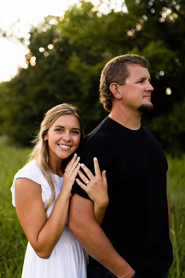 Country Engagement Session Missouri Photographer | Missouri Wedding Photographer | Missouri Engagement Photographer | Outdoor Photographer | Country Photographer | Rebecca Chapman Photographer