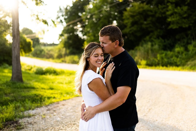 Country Engagement Session Missouri Photographer | Missouri Wedding Photographer | Missouri Engagement Photographer | Outdoor Photographer | Country Photographer | Rebecca Chapman Photographer