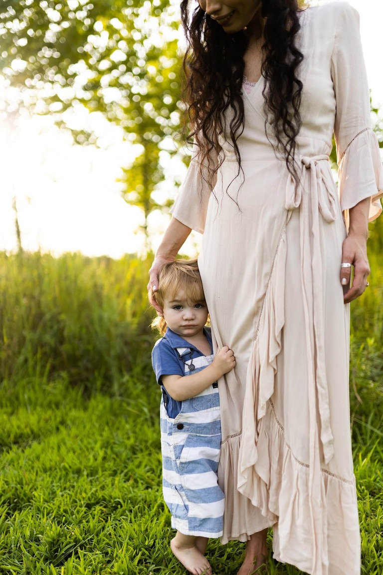 Indian Camp Creek Family Photographer | Outdoor Photographer | Missouri Engagement Photographer | Missouri Family Photographer | Family of 3 | Two boys |