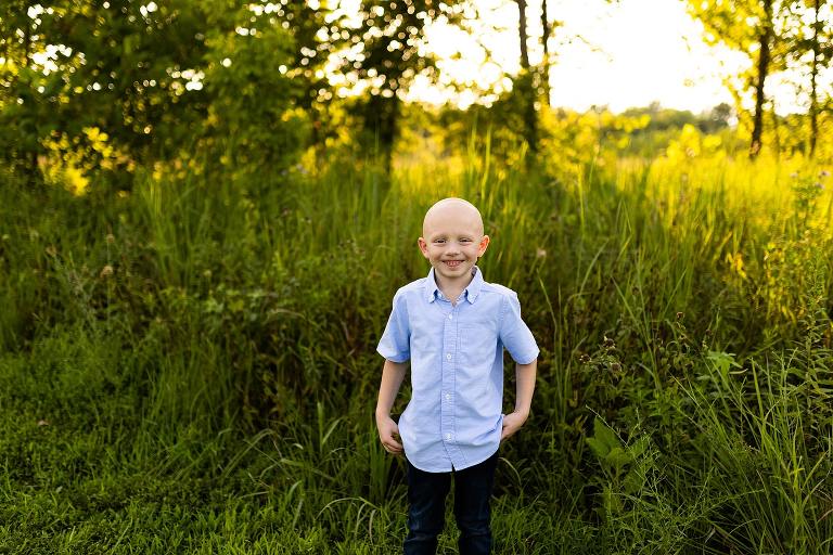 Indian Camp Creek Family Photographer | Outdoor Photographer | Missouri Engagement Photographer | Missouri Family Photographer | Family of 3 | Two boys |
