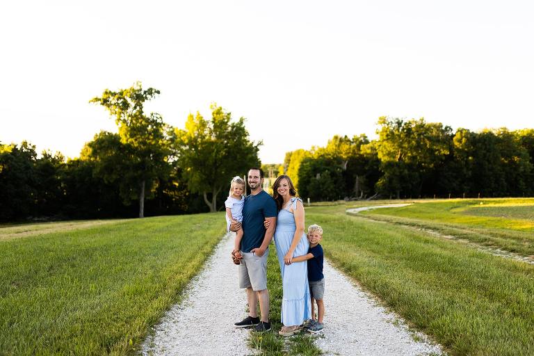 Warrenton Missouri Family Photographer | Missouri Photographer | Baby on the way | Maternity | Family of four | soon family of five