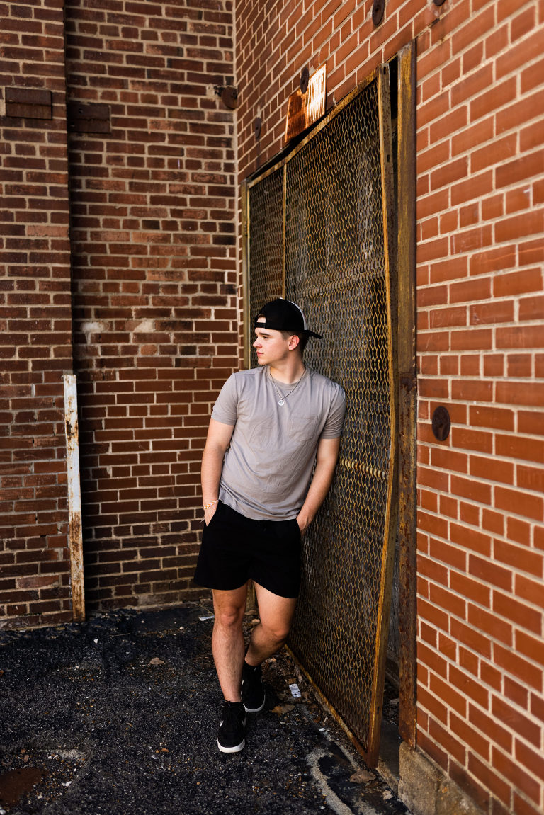 Downton St Charles Senior Photographer | Senior Photographer | Missouri Senior Photographer | Warrenton Missouri Senior Photographer | High Hill Missouri Senior Photographer  | Montgomery City Senior Photographer | Wentzville Missouri Photographer | Boy Senior Sessions | Boy senior poses |