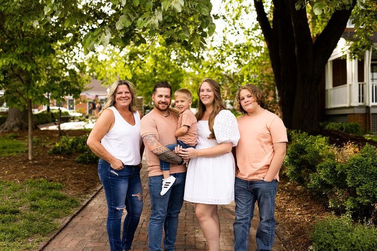 St Charles Missouri Family Photographer. Main Street St Charles Family Photographer. Family Photographer. Extended Family Photographer