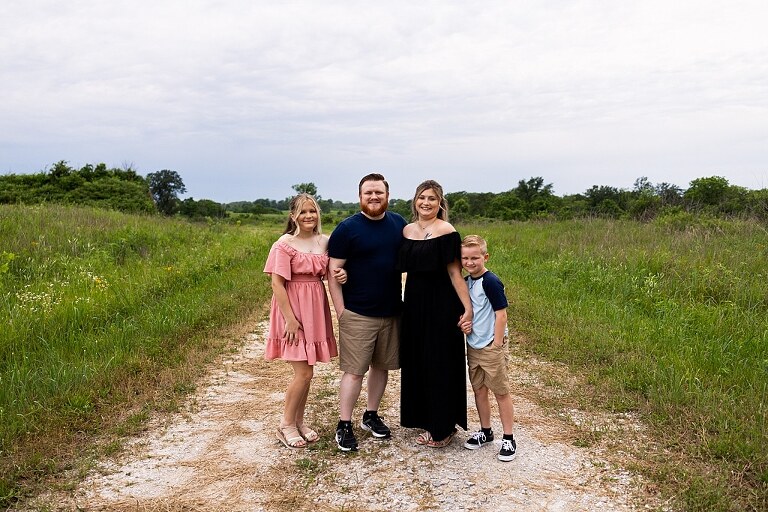 Overcast skies, shy smiles, and sweet family moments. See this extended family session at August A. Busch Conservation Area in St Charles County MO.