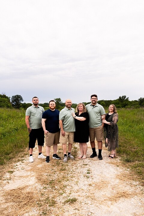 Overcast skies, shy smiles, and sweet family moments. See this extended family session at August A. Busch Conservation Area in St Charles County MO.