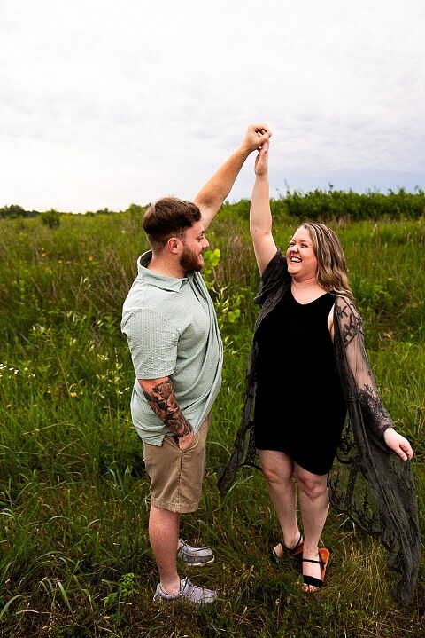 Overcast skies, shy smiles, and sweet family moments. See this extended family session at August A. Busch Conservation Area in St Charles County MO.