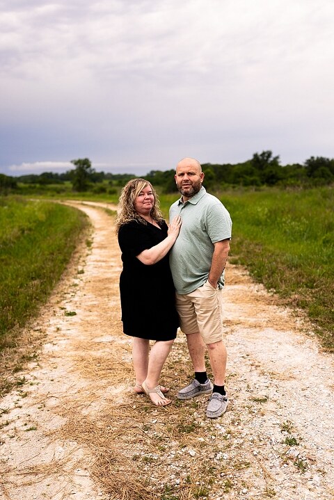 Overcast skies, shy smiles, and sweet family moments. See this extended family session at August A. Busch Conservation Area in St Charles County MO.