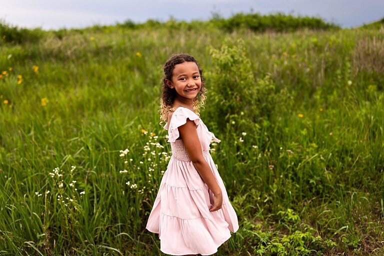 Overcast skies, shy smiles, and sweet family moments. See this extended family session at August A. Busch Conservation Area in St Charles County MO.