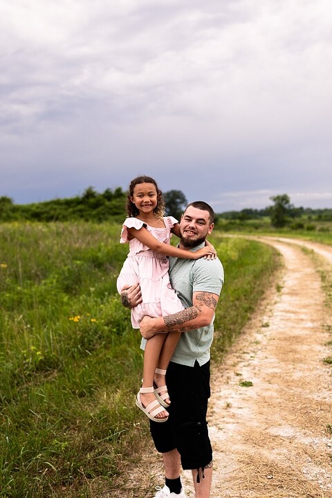Overcast skies, shy smiles, and sweet family moments. See this extended family session at August A. Busch Conservation Area in St Charles County MO.