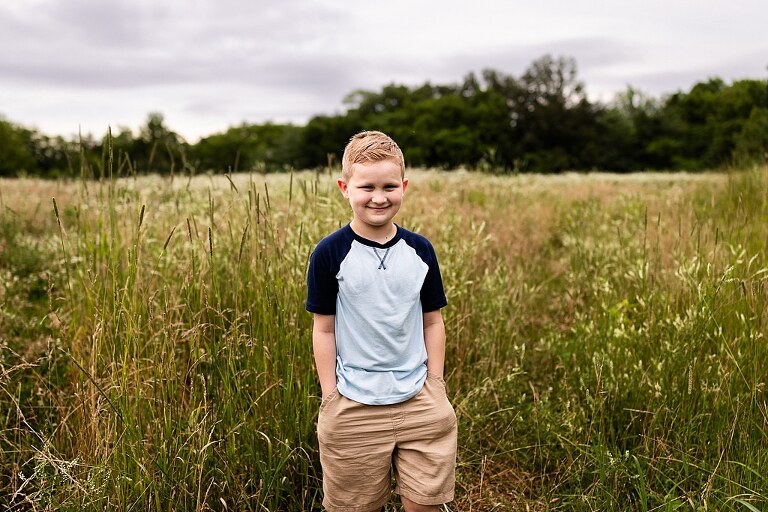 Overcast skies, shy smiles, and sweet family moments. See this extended family session at August A. Busch Conservation Area in St Charles County MO.