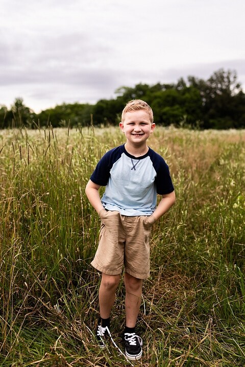 Overcast skies, shy smiles, and sweet family moments. See this extended family session at August A. Busch Conservation Area in St Charles County MO.