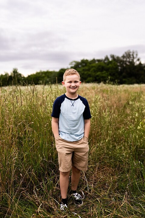 Overcast skies, shy smiles, and sweet family moments. See this extended family session at August A. Busch Conservation Area in St Charles County MO.