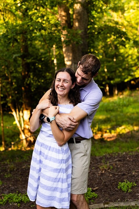 Extended family photos at Innsbrook Missouri with kids, grandparents, and parents celebrating an anniversary in summer heat.